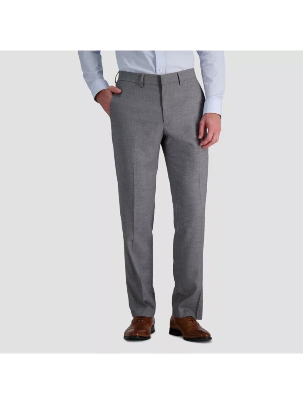 Express Men's 32x32 Gray Slim Fit Stretch Dress Pants Cotton Blend P0257